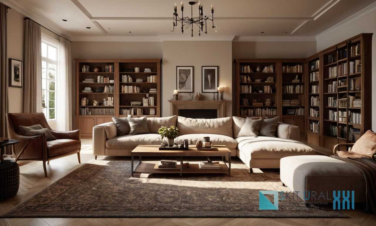 Сочетание с металлическими и стеклянными элементами