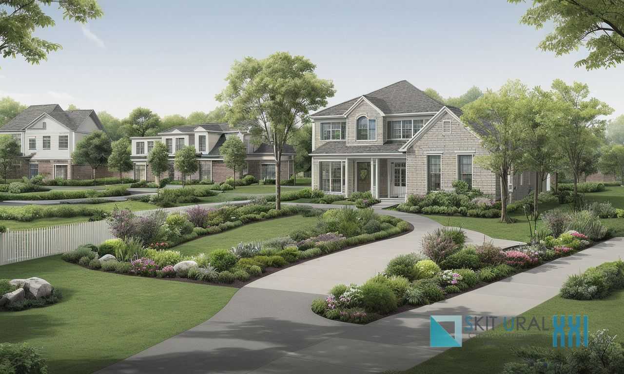 Тренды озеленения с деревьями в 2025 году для вашего участка