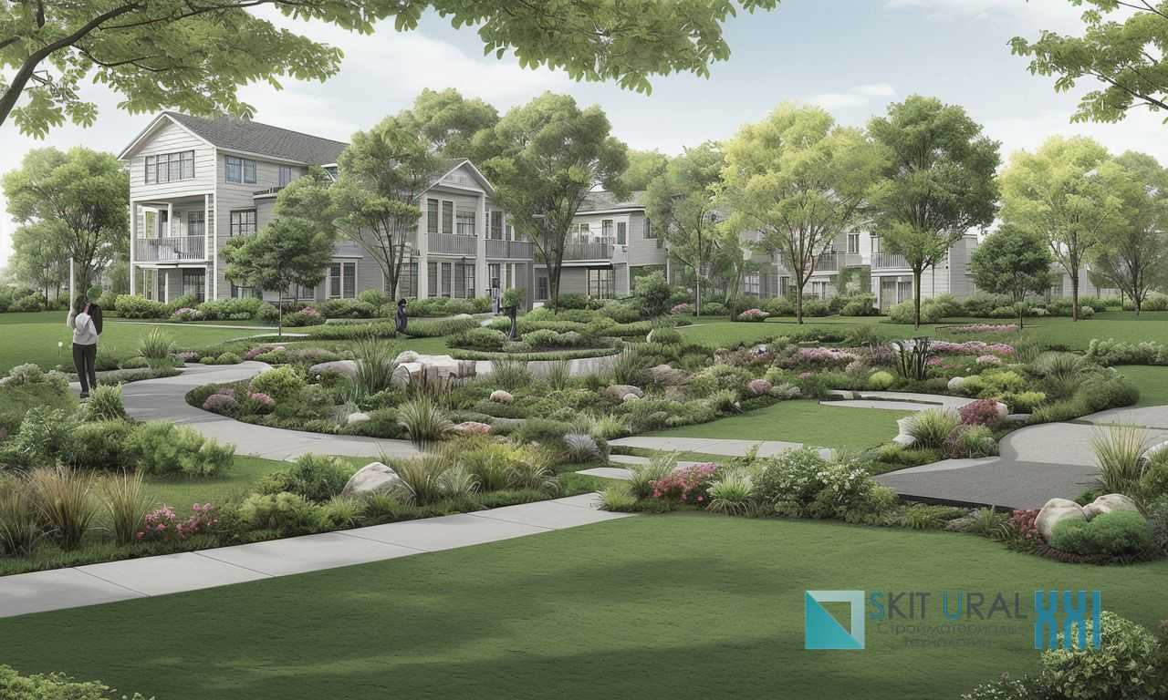 Создание акцентов с помощью текстуры и формы растений