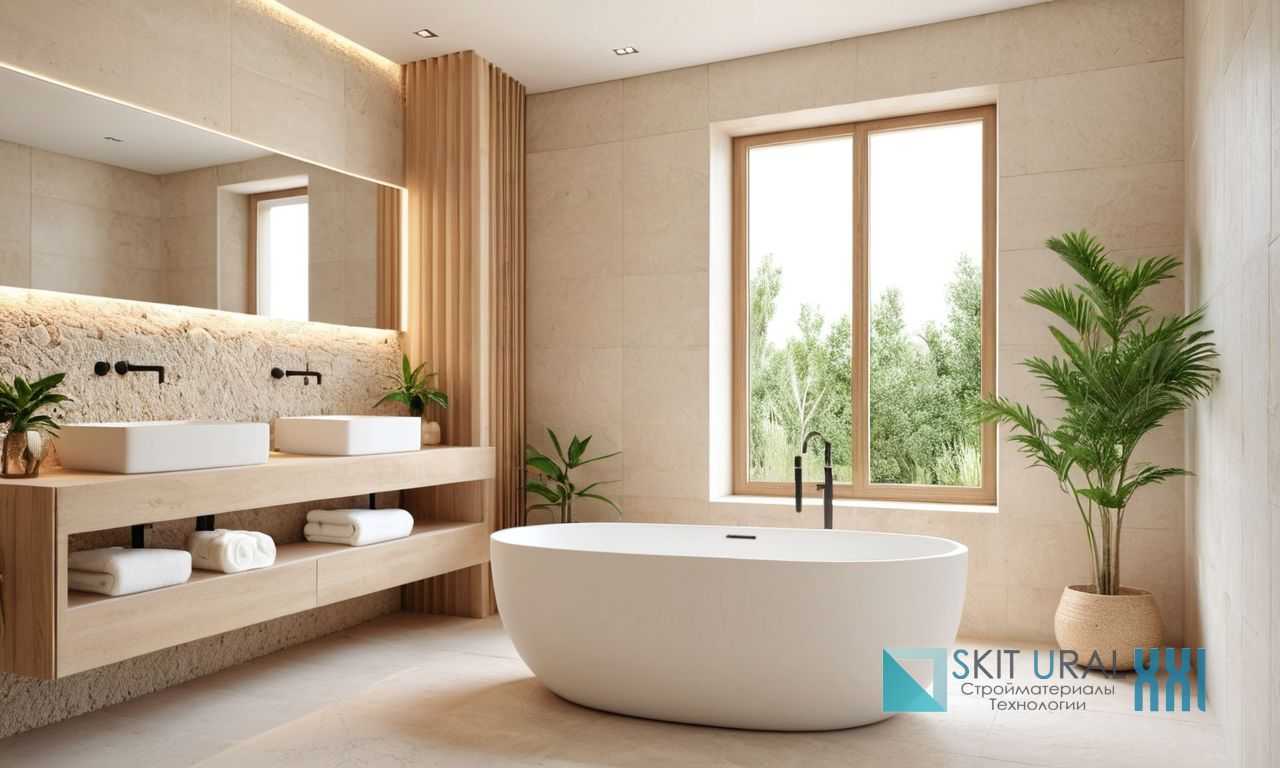 Ванна в центре комнаты стильное дизайнерское решение для вашего интерьера