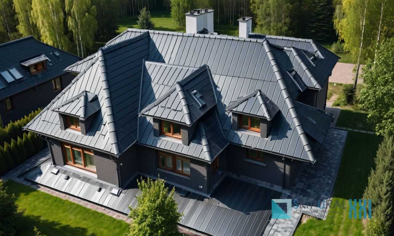 Как выбрать водостоки для крыши с черепицей