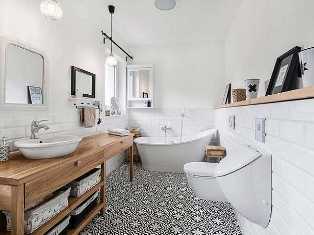 Дизайн ванной комнаты в скандинавском стиле: минимализм и светлые тона