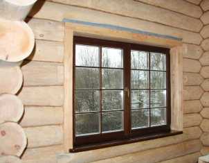 Как правильно установить деревянные окна в доме со смешанным стилем