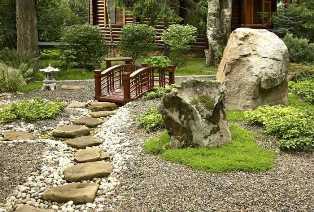 Преобразуйте свой сад с помощью декоративных камней и галечки