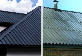 Профлист: сравнение с другими материалами для крыши